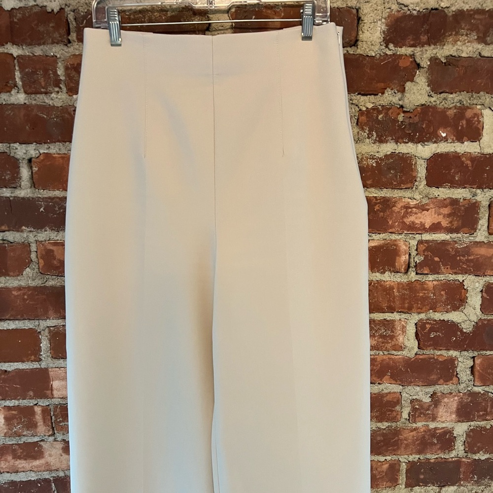 Zara Cream Wide Leg Women's Pants